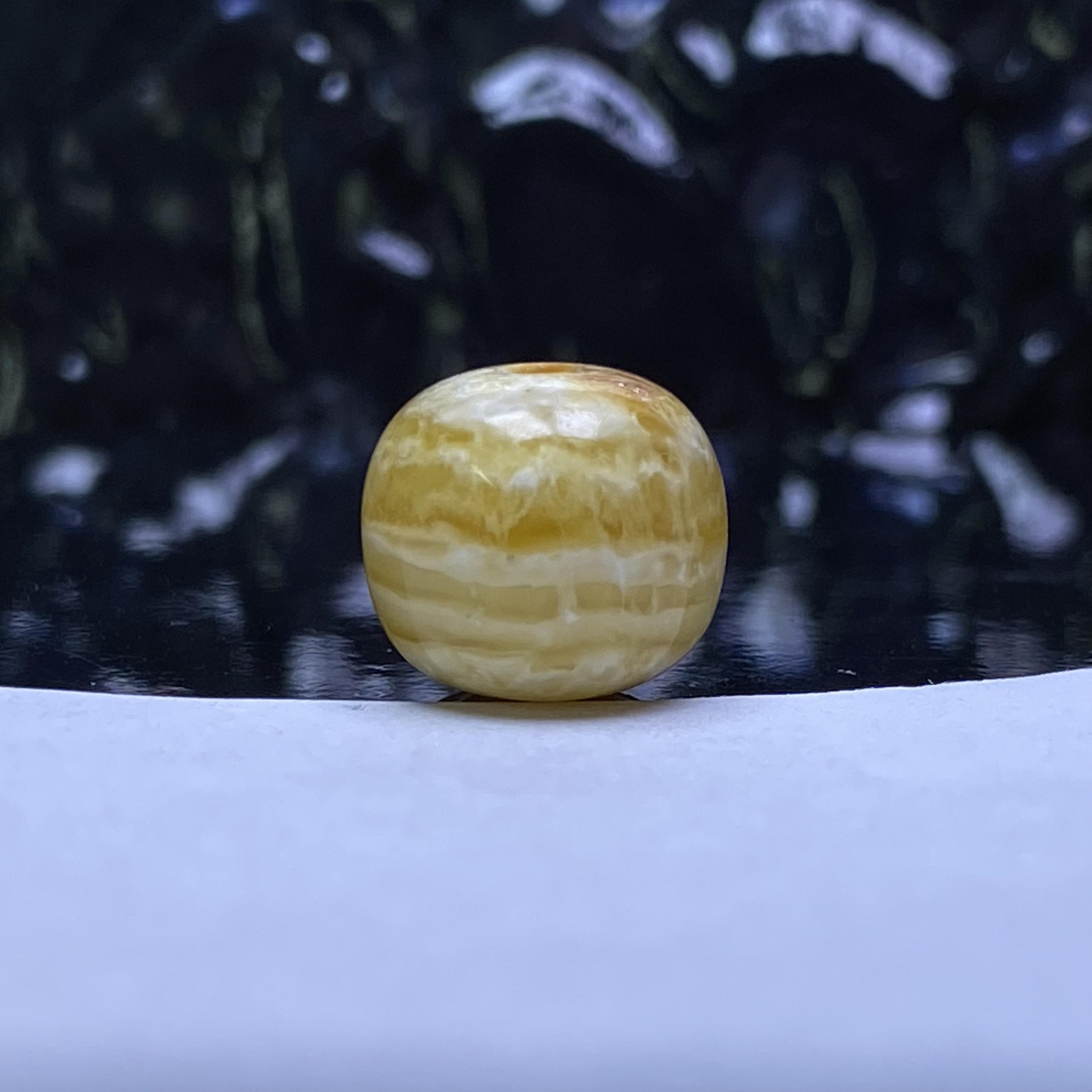 琥珀蜜蜡沁色妖特色意境老型珠10.8mm