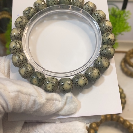 星月菩提吊坠海南星月菩提手串11石玉料满天星