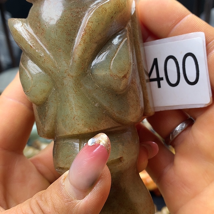 和田玉未镶嵌车挂