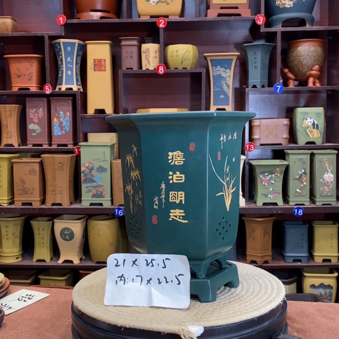 紫砂花盆紫砂艺术