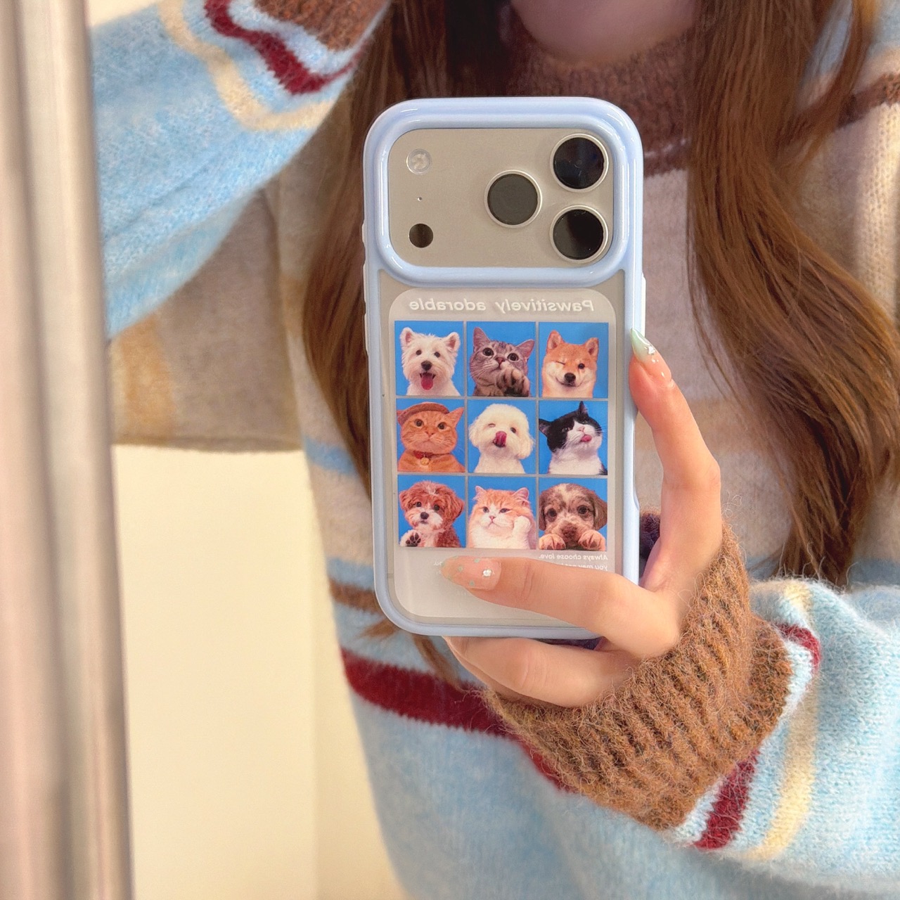 隆隆金适用苹果17手机壳猫咪小狗证件照16promax可爱保护套14/15