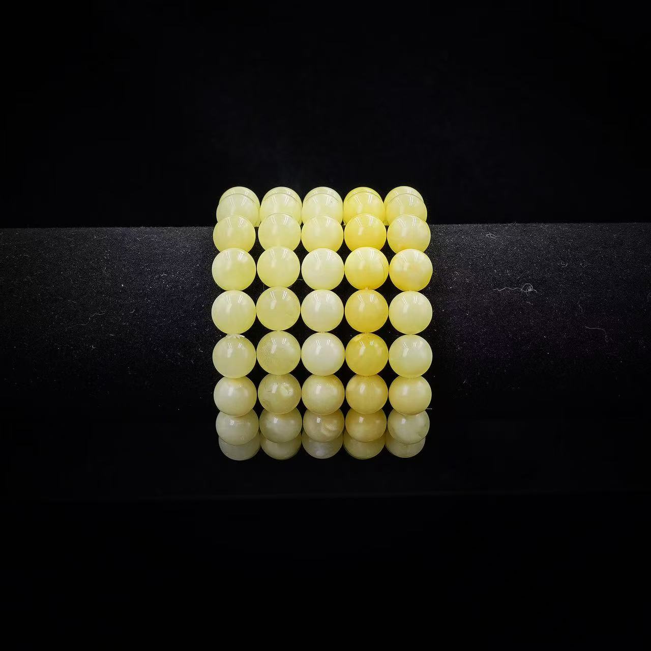 【缪老师严选】YY1015 白蜜圆珠手链 多样性发其一