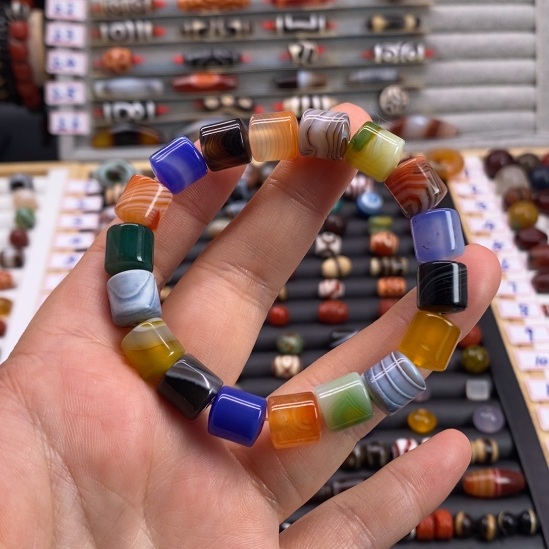 玛瑙/玉髓合金珠宝半成品