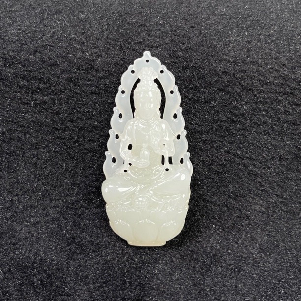 臻藏（8a）和田玉观音2505030050