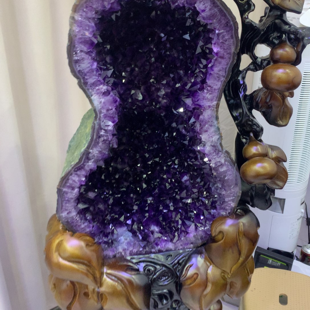 紫晶摆件未镶嵌C****上紫晶