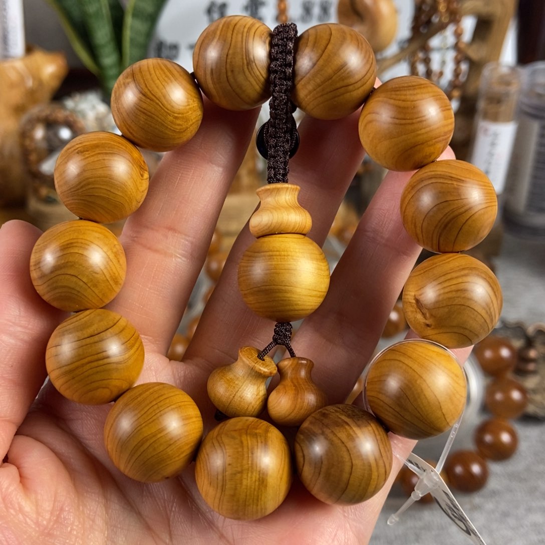 柏木（崖柏）手串/手链北太行高崖黑油陈化18药凉香带甜香