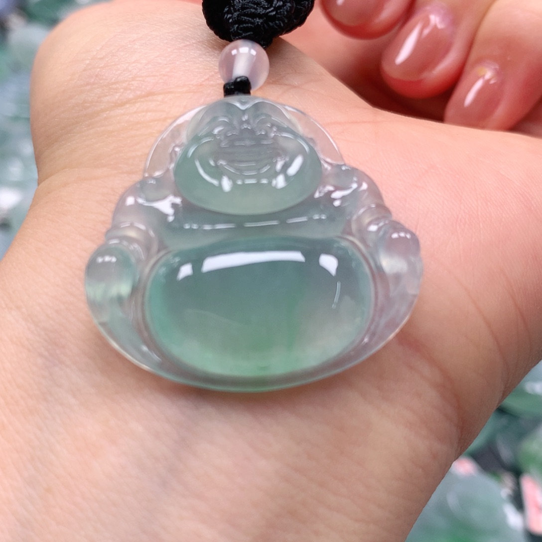 翡翠颈饰未镶嵌L*天然翡翠