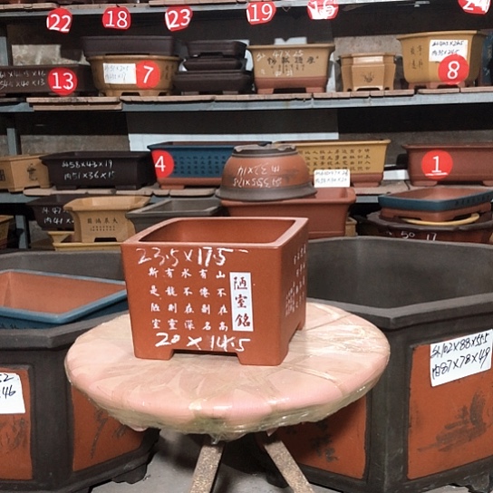 紫砂花盆包邮紫砂