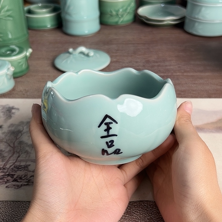 小米茶器龙泉青瓷