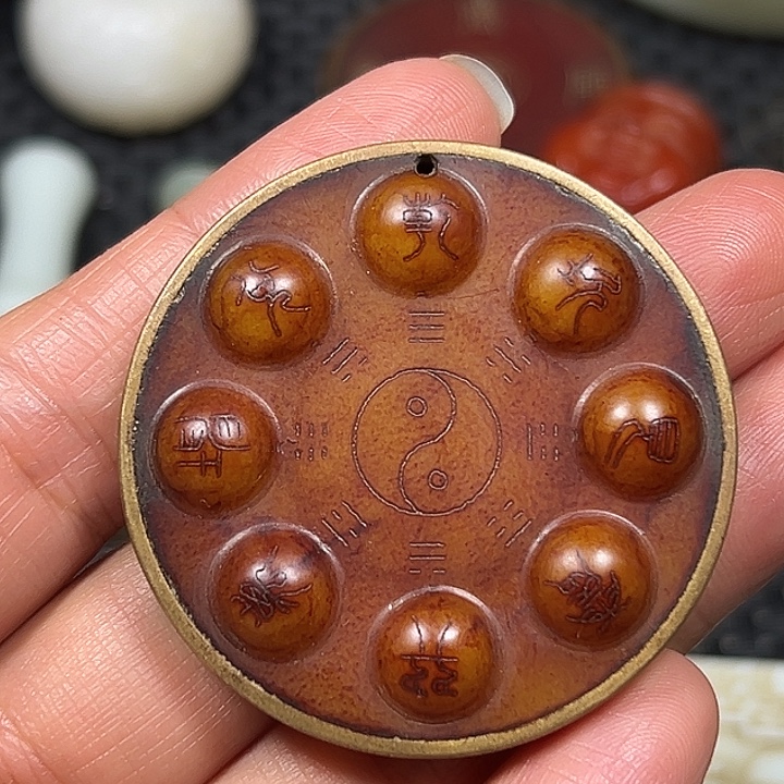 白玉菩提吊坠精选商品一物一图