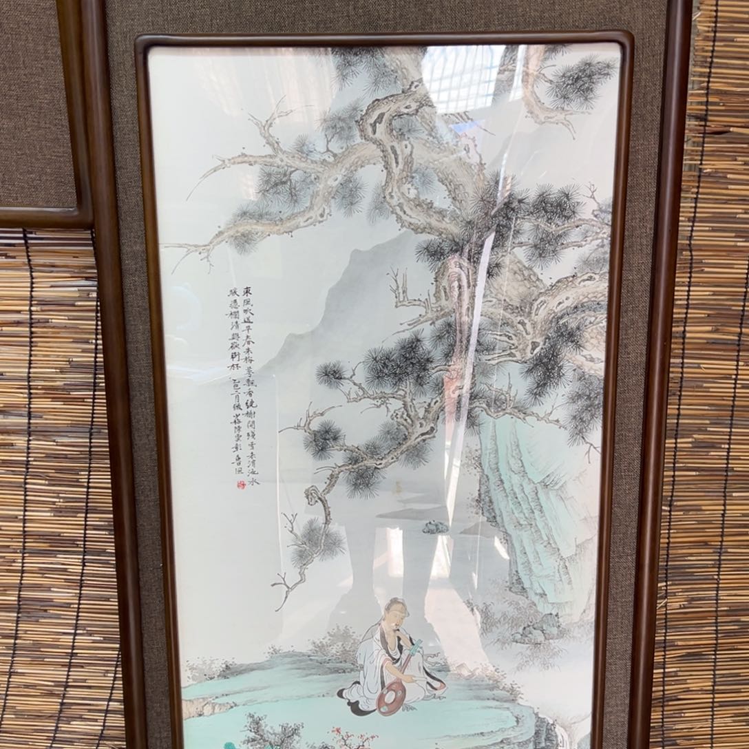 茗***芯国画亲笔手绘作品