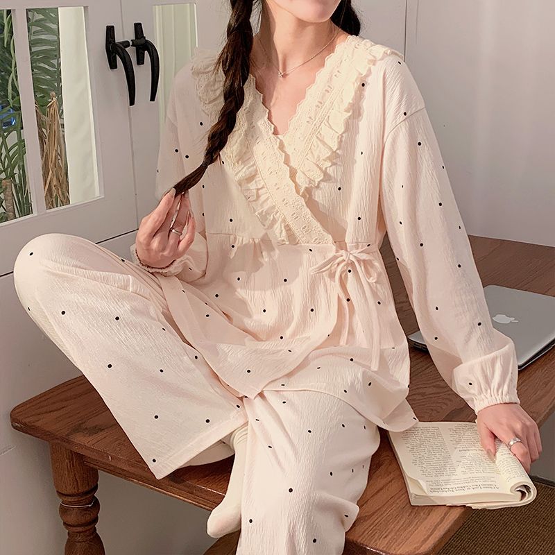 新中式月子服产后产妇孕妇哺乳睡衣春夏薄款喂奶套装家居服春秋