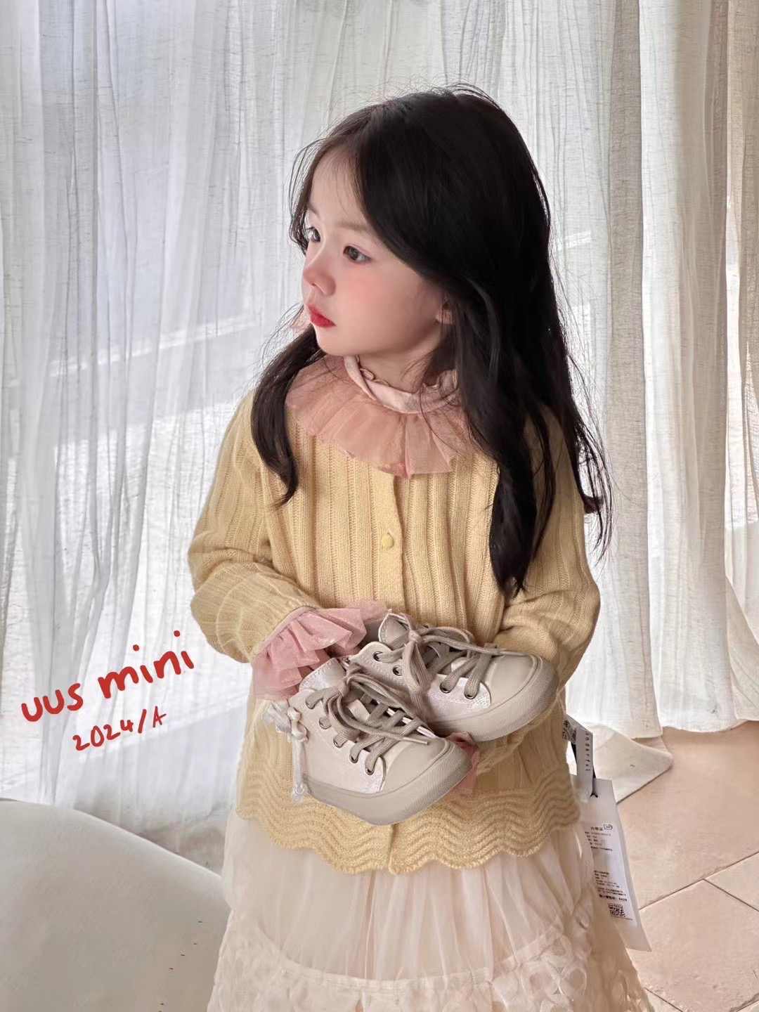 UUS mini 儿童帆布鞋洋气新中式