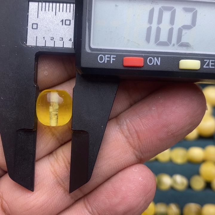 南红玛瑙未镶嵌老型单珠55号10.2*10.1