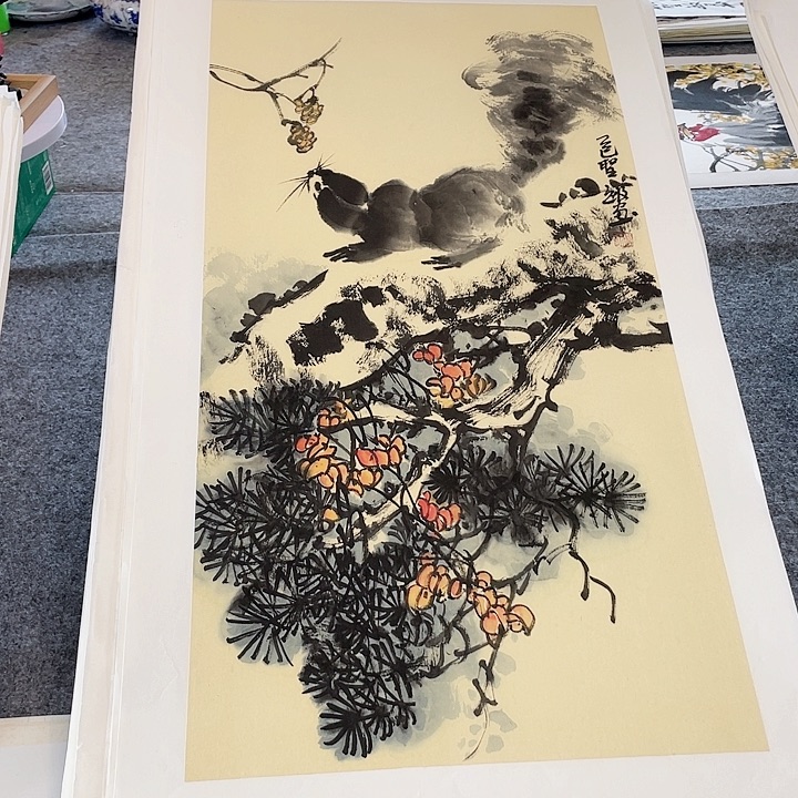 国画张圣敏先生纯手绘作品