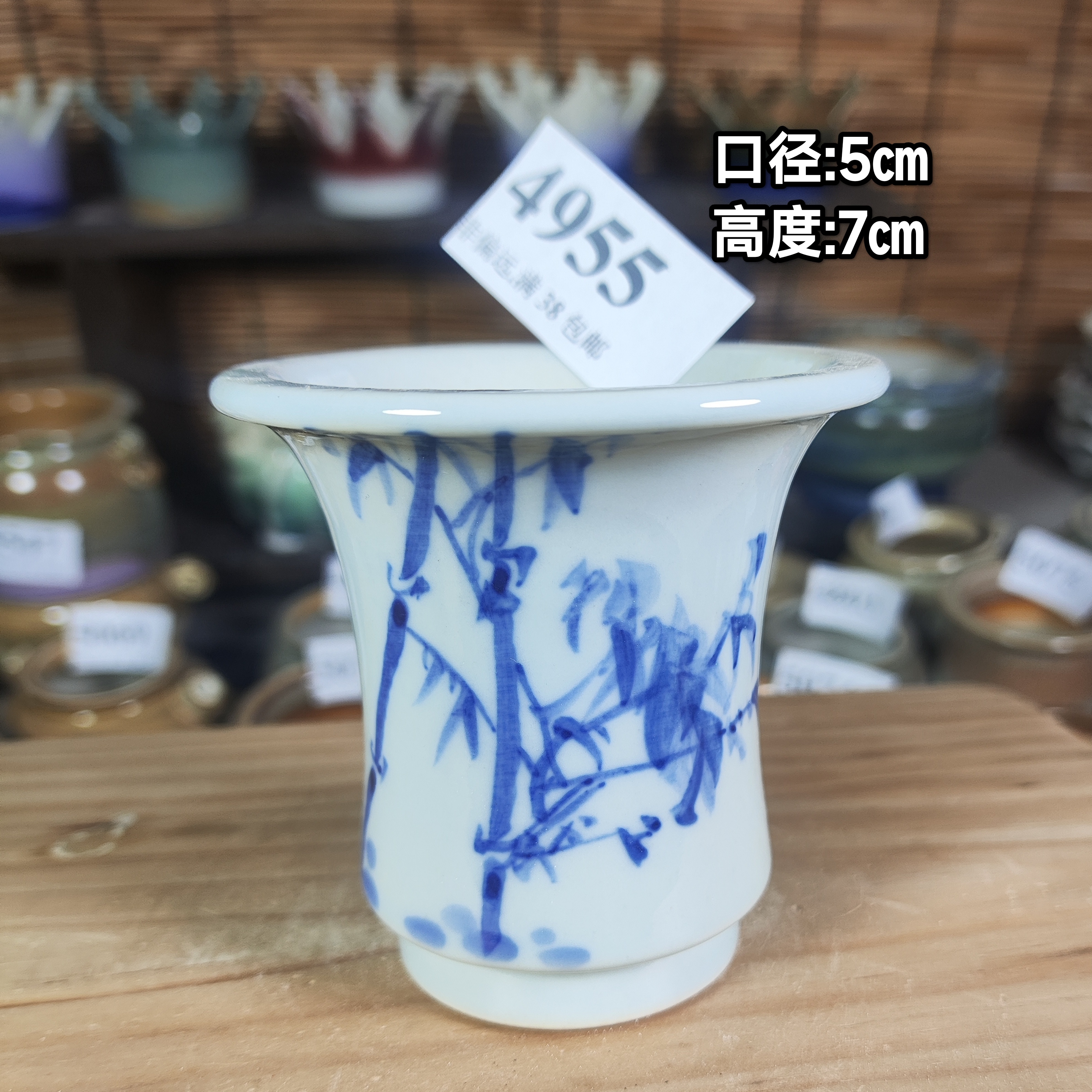 手工创意多肉花盆摆件迷你多肉花盆景德镇纯手工制做