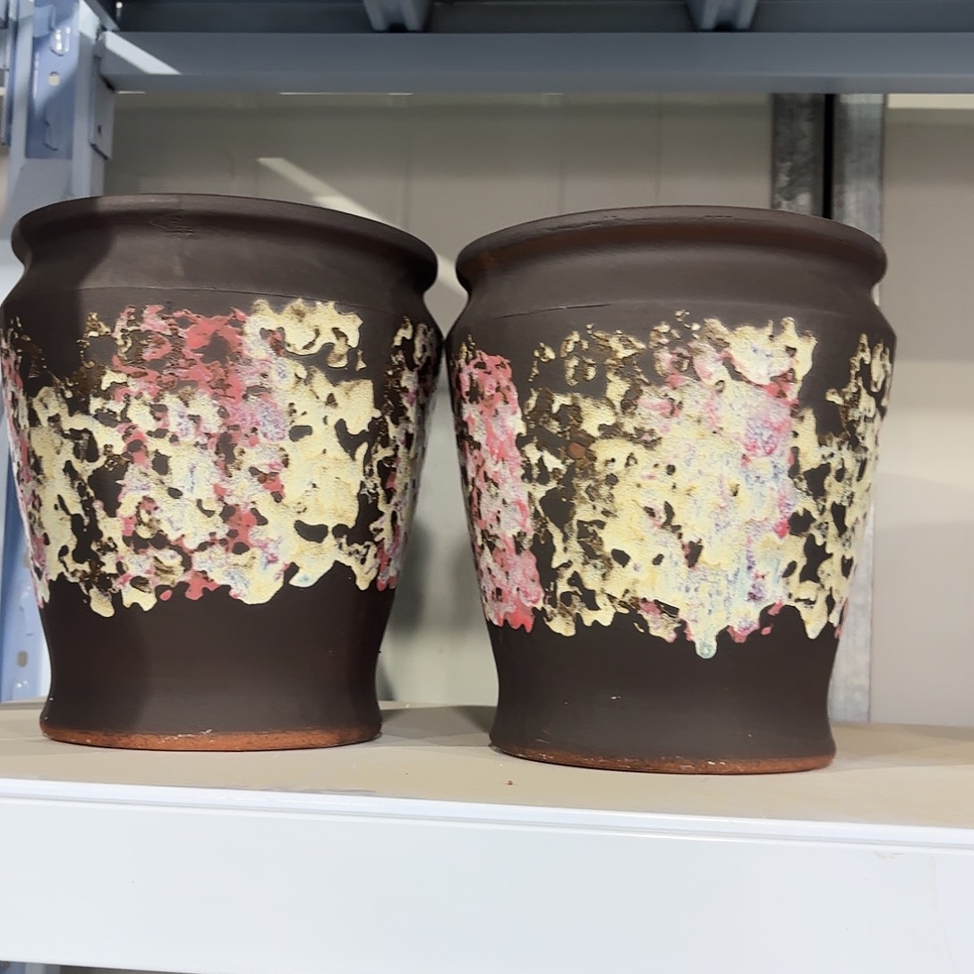 正品两个高22/18红陶