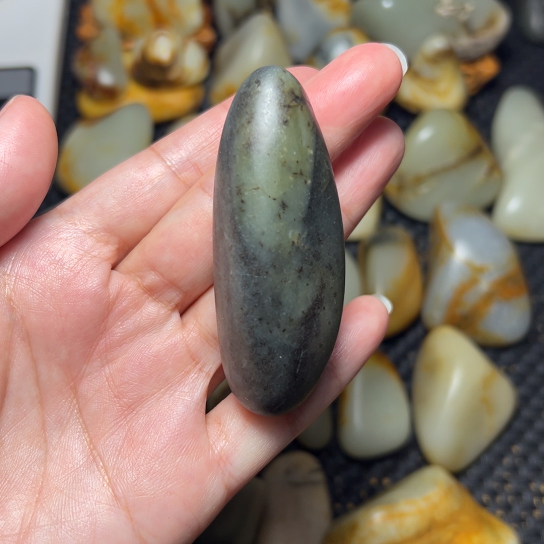 和田玉未镶嵌挂件17