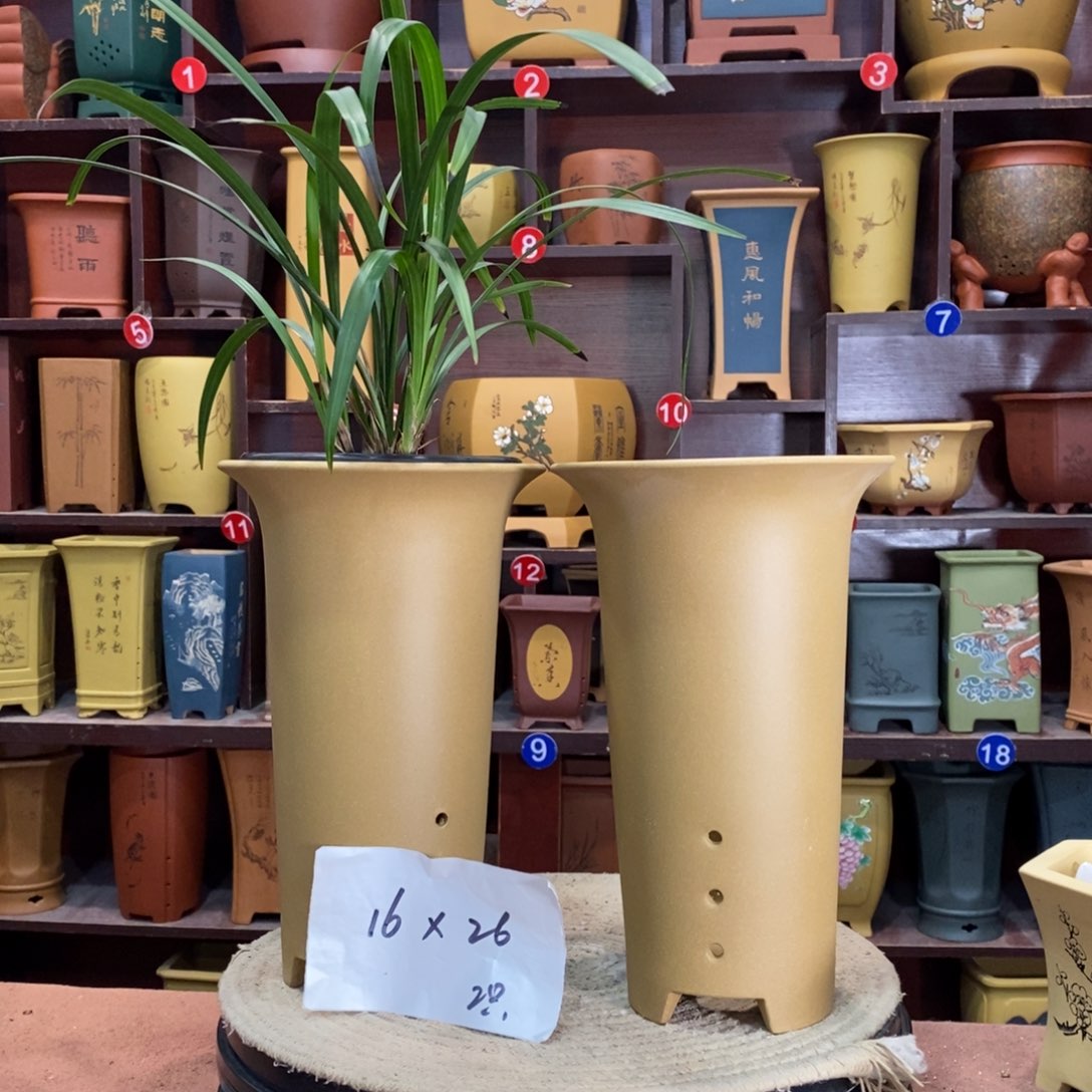 紫砂艺术紫砂花盆