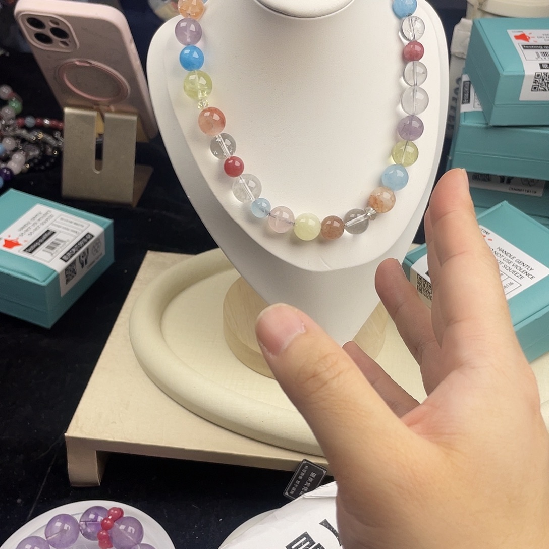 银S925镶嵌手链水晶