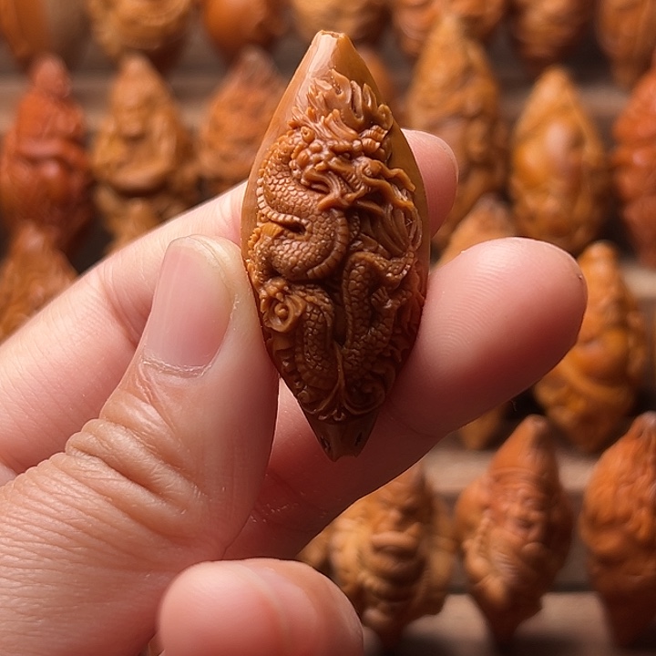 醉***世橄榄核吊坠橄榄核