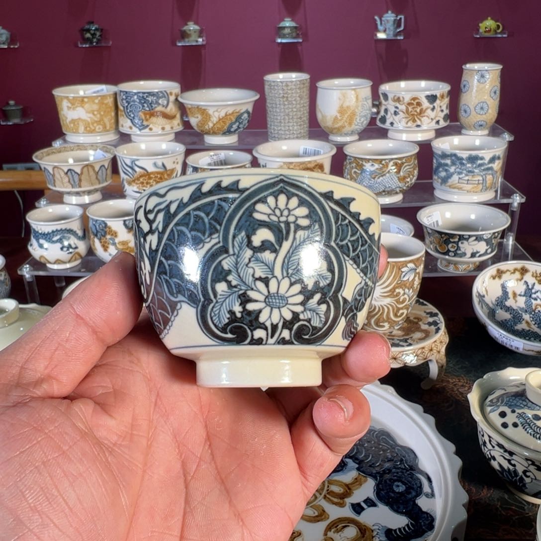 杯景德镇陶瓷杯子