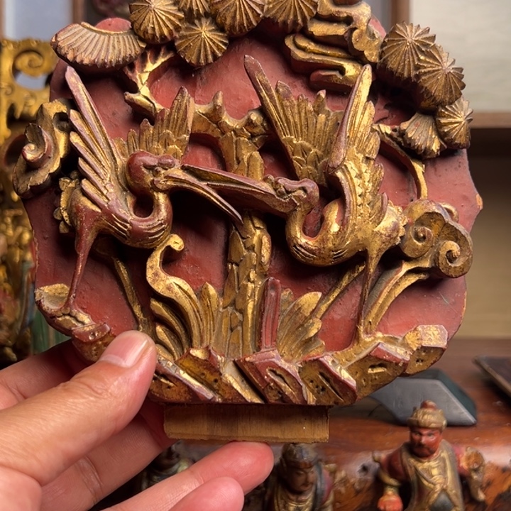 木福建木雕作品摆件
