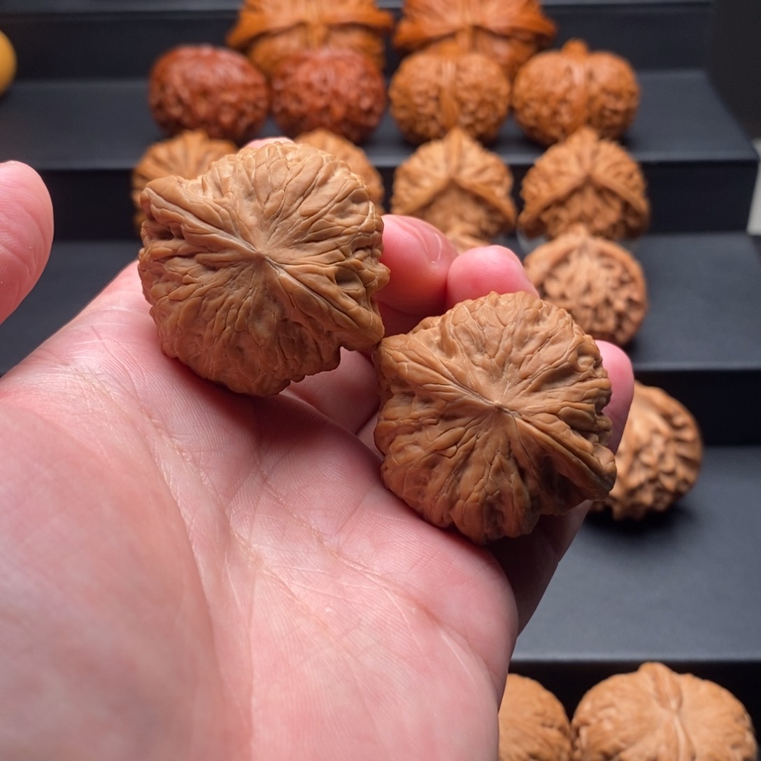 把件文玩核桃42尺全品平谷铁锤