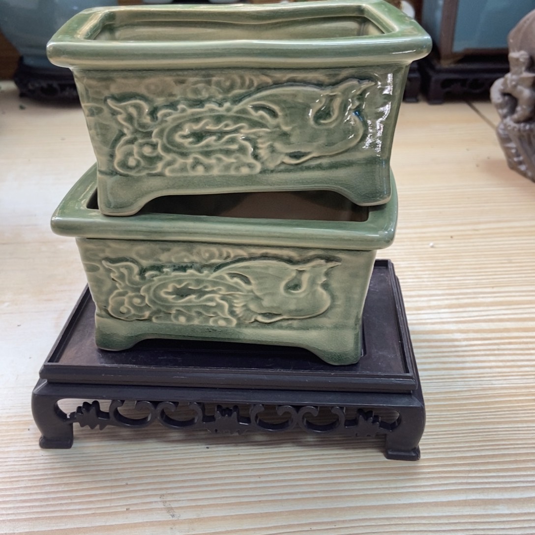 瓷片陶瓷花盆陶瓷艺术