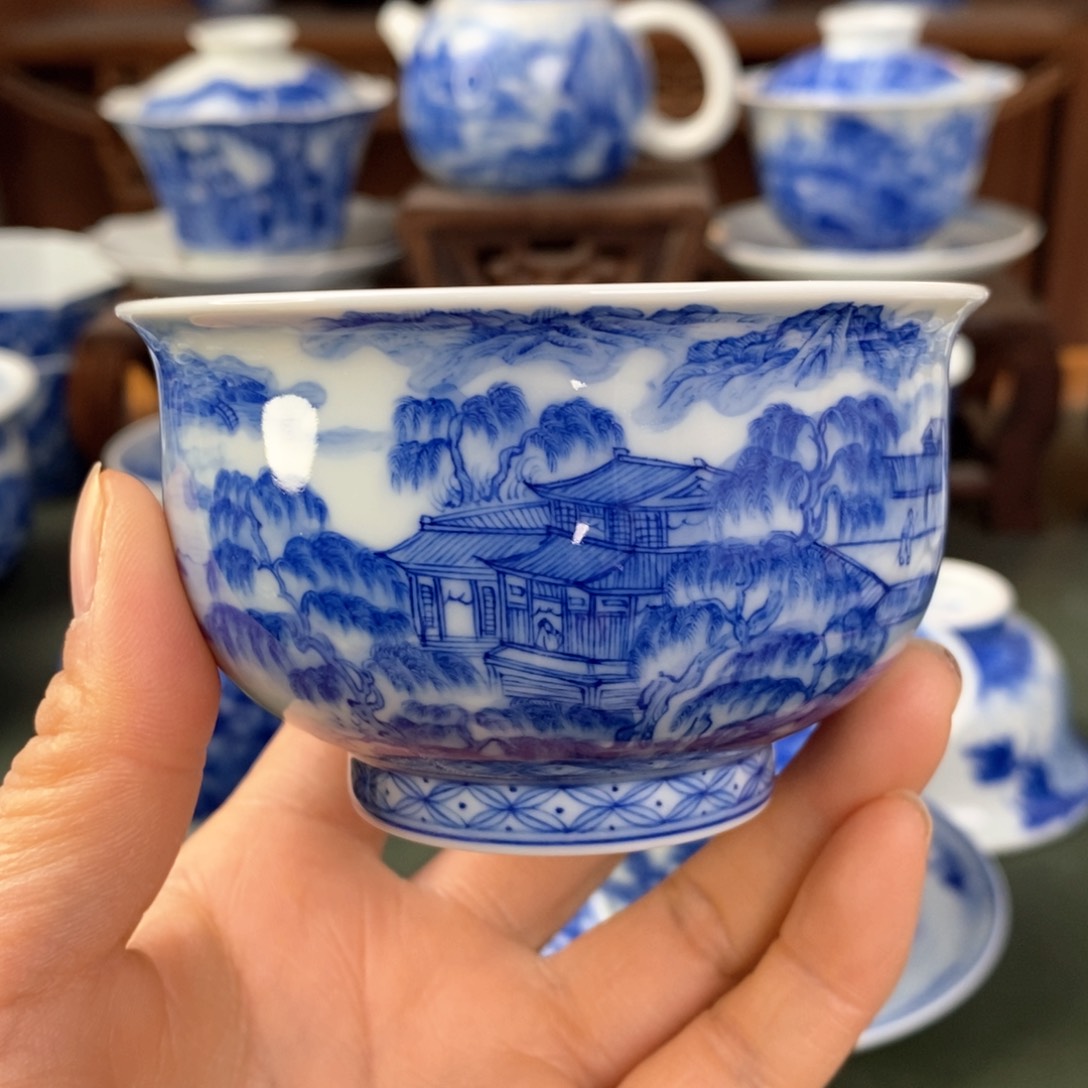 杯景德镇陶瓷手工手绘