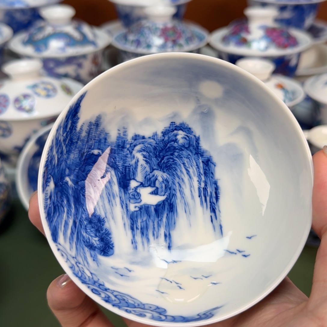 杯景德镇手工手绘茶具398