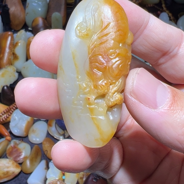 和田玉吊坠(不含链)未镶嵌大***王