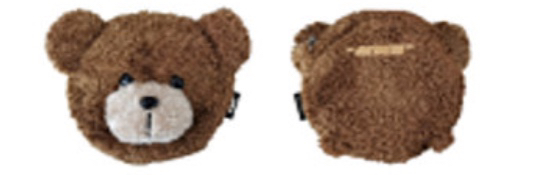 可爱小熊包包玩偶斜挎包