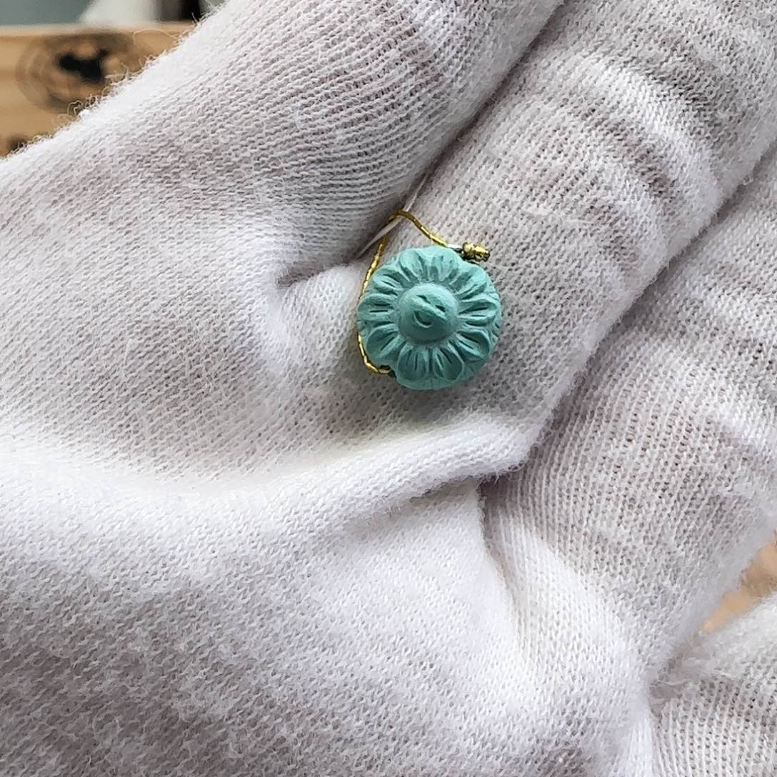 绿松石未镶嵌110向日葵+w