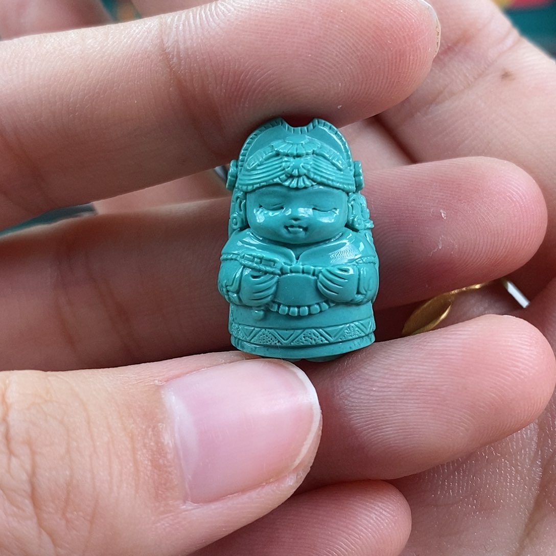 绿松石珠宝奇石未镶嵌