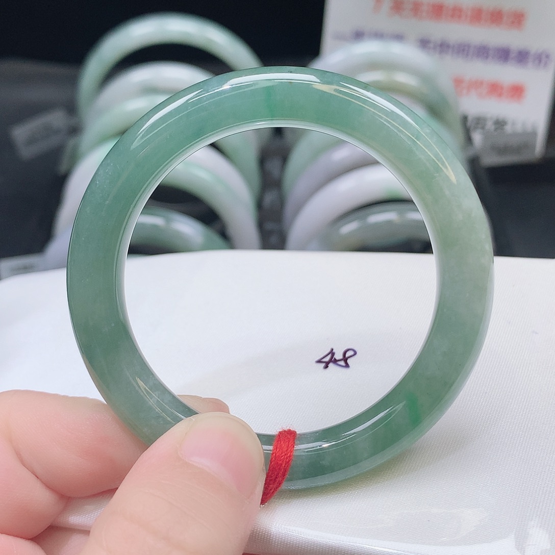 翡翠未镶嵌手镯421