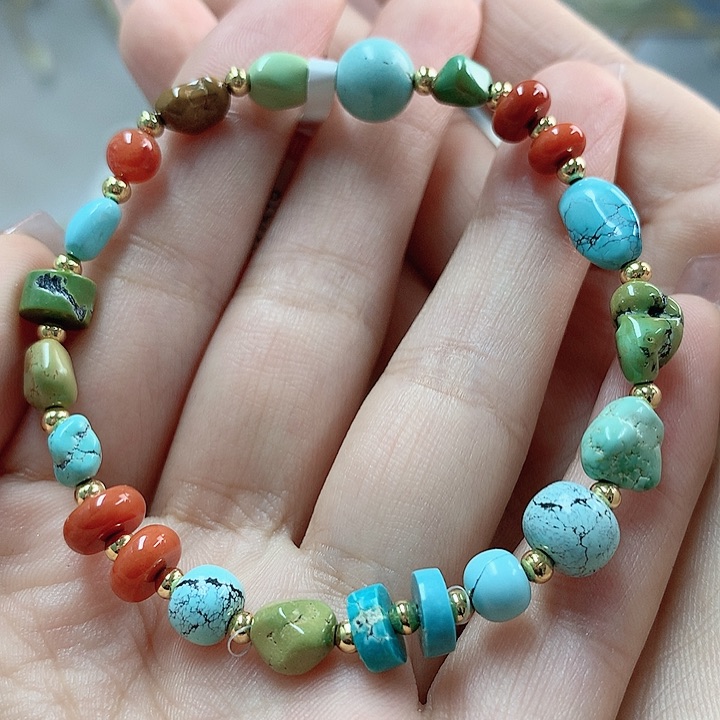 绿松石珠宝奇石未镶嵌