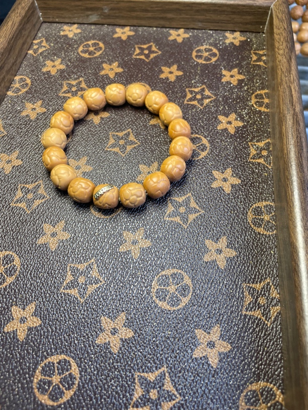 猴头核桃雕刻暴龙单圈➕单标