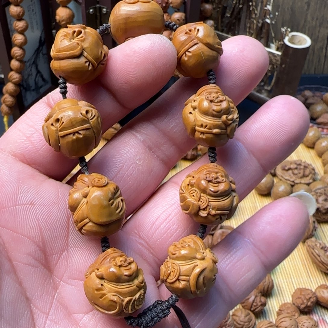 橄榄核手串/手链福利不退不换橄榄核财神精工一物一图