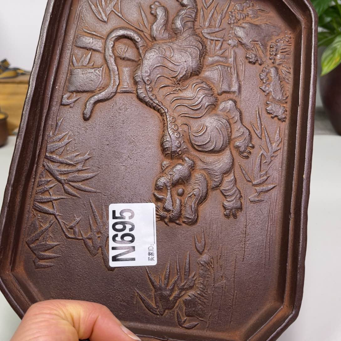 备前烧作品（盘子细*