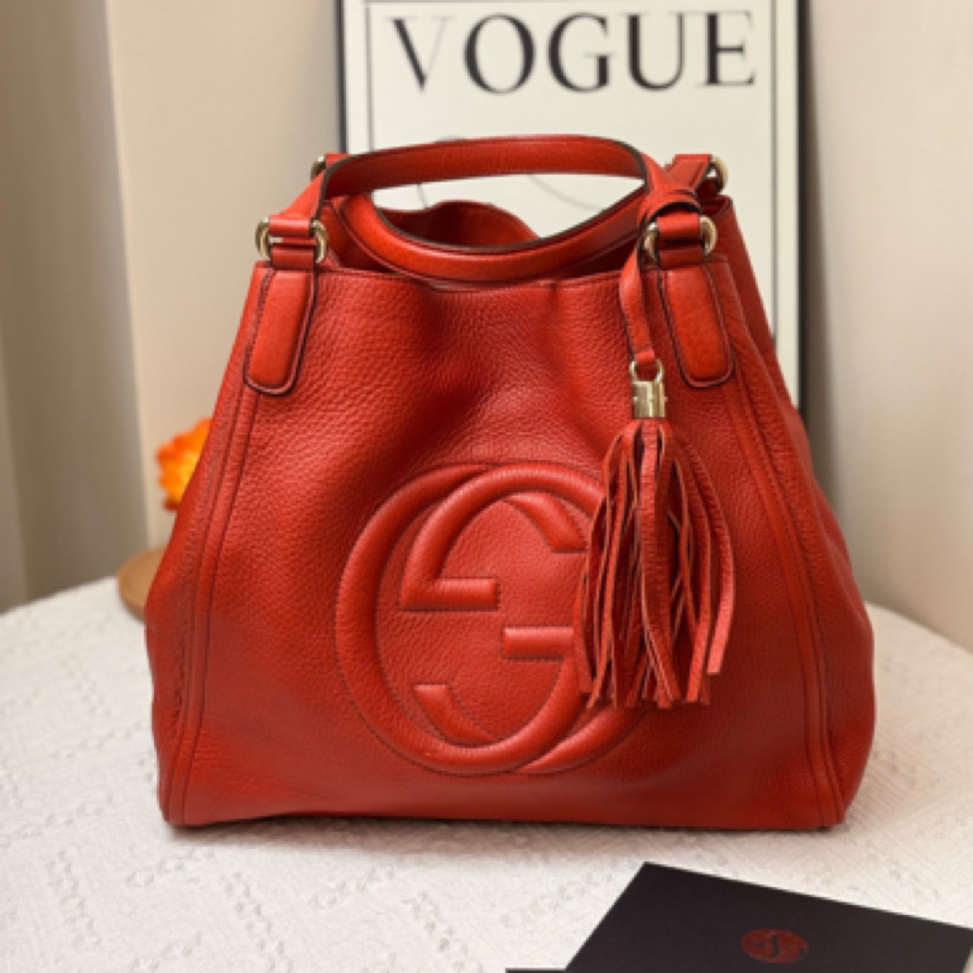 95新 GUCCI/古驰 流苏 单肩包/JW5172
