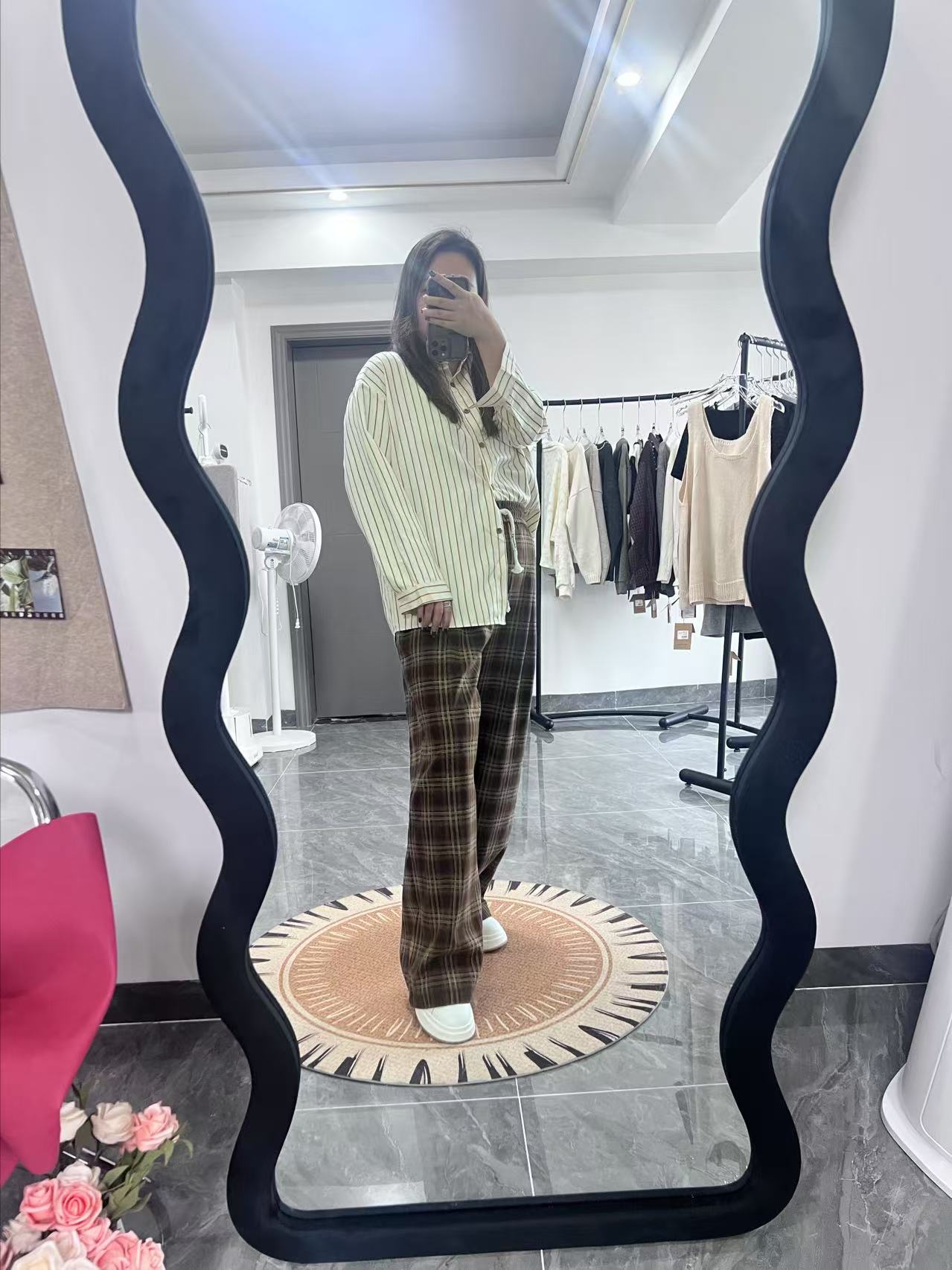 福利款～格子裤（no退no换）休闲宽松