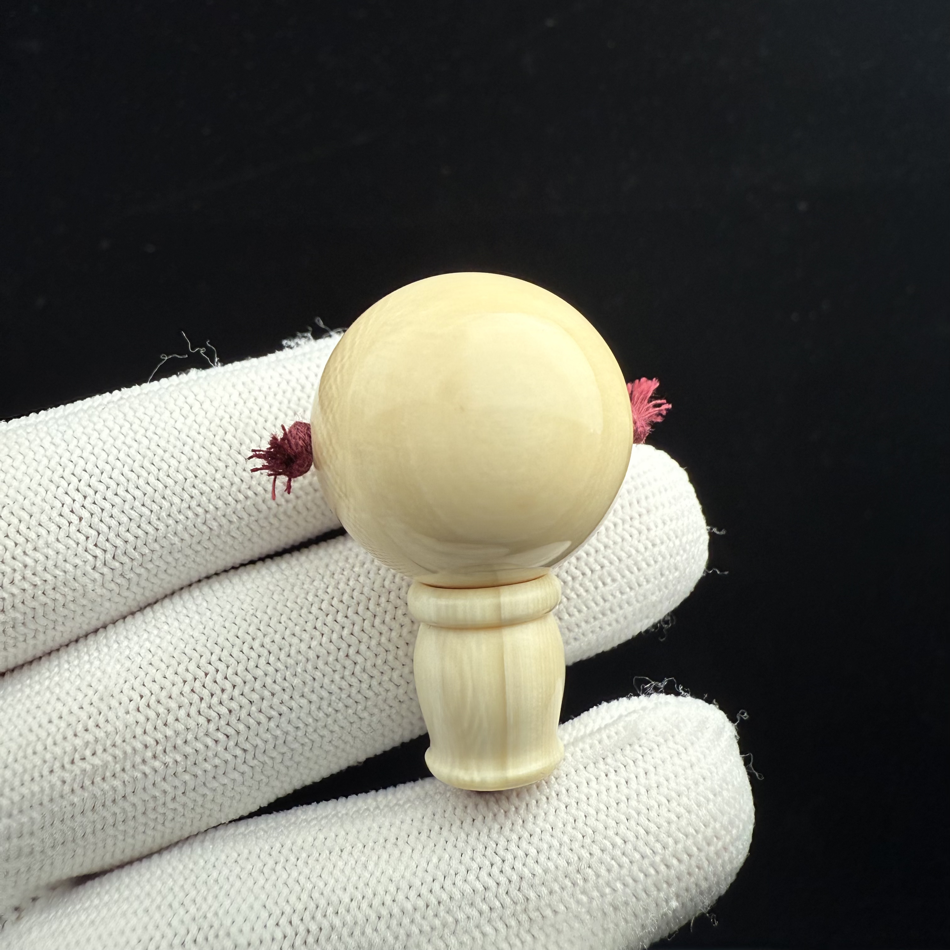 J1561天然猛犸牙 三通25.3*39.3mm一物一图 假一罚十