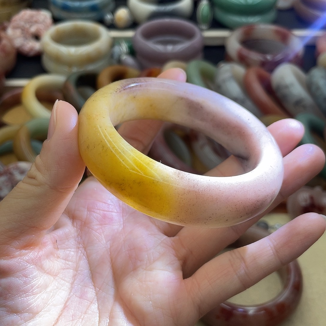 石英质玉圈口56未镶嵌