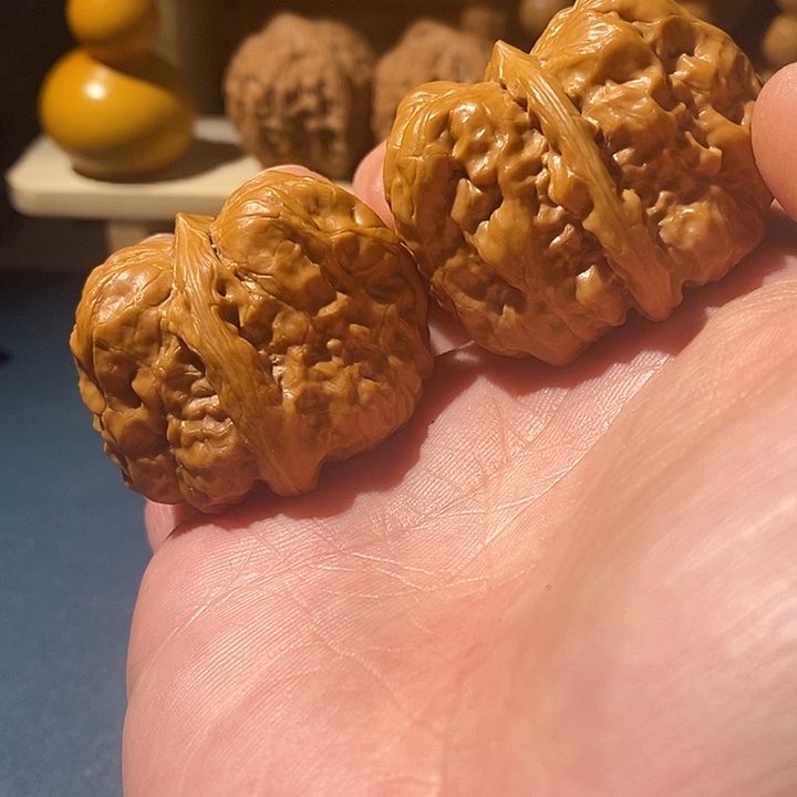 把件文玩核桃43蛤蟆头，微修