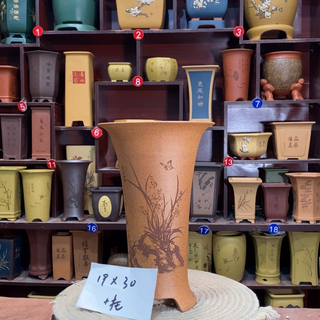 紫砂花盆紫砂花盆