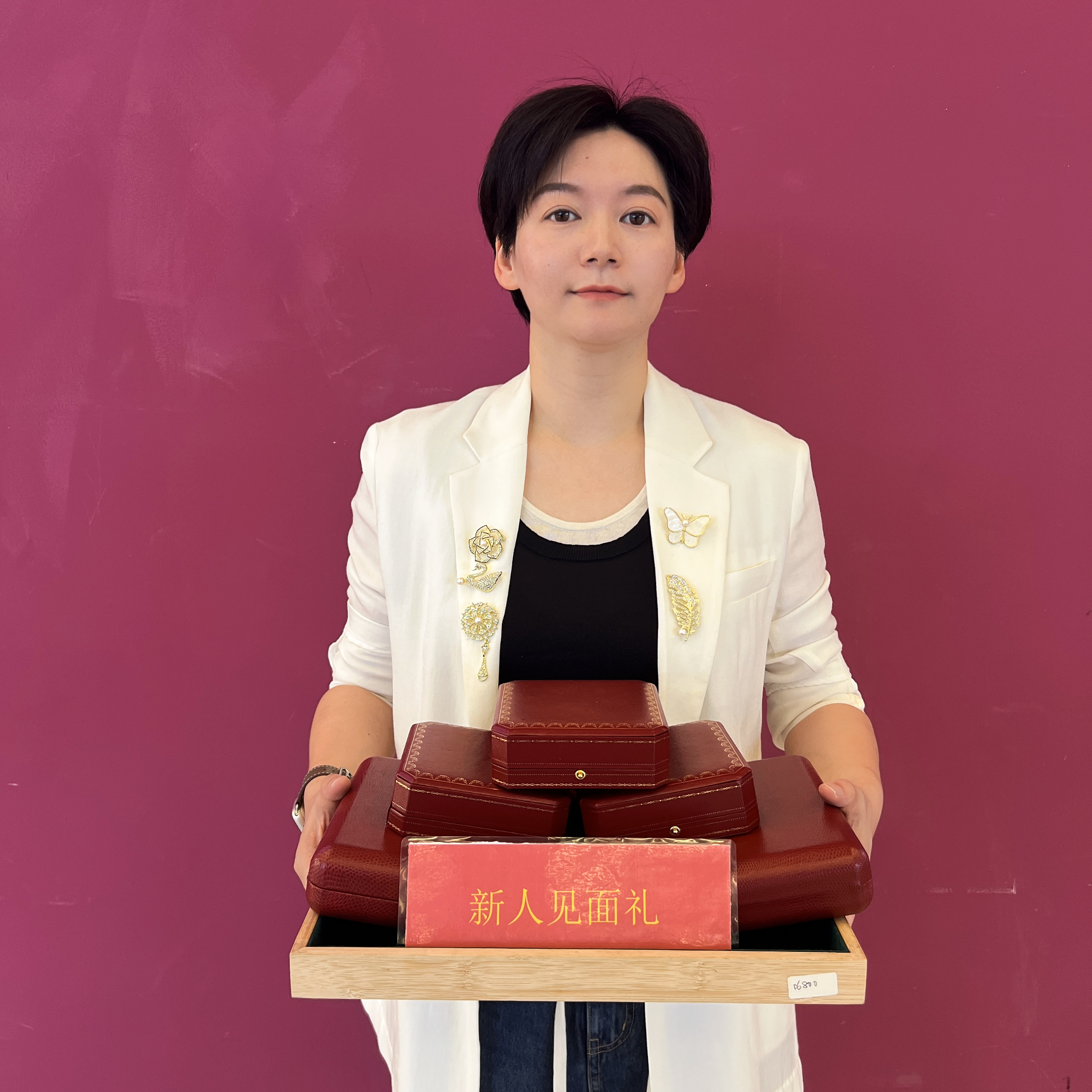 【不计成本】【短发七七】淡水珍珠 珠宝套装 （五件套）