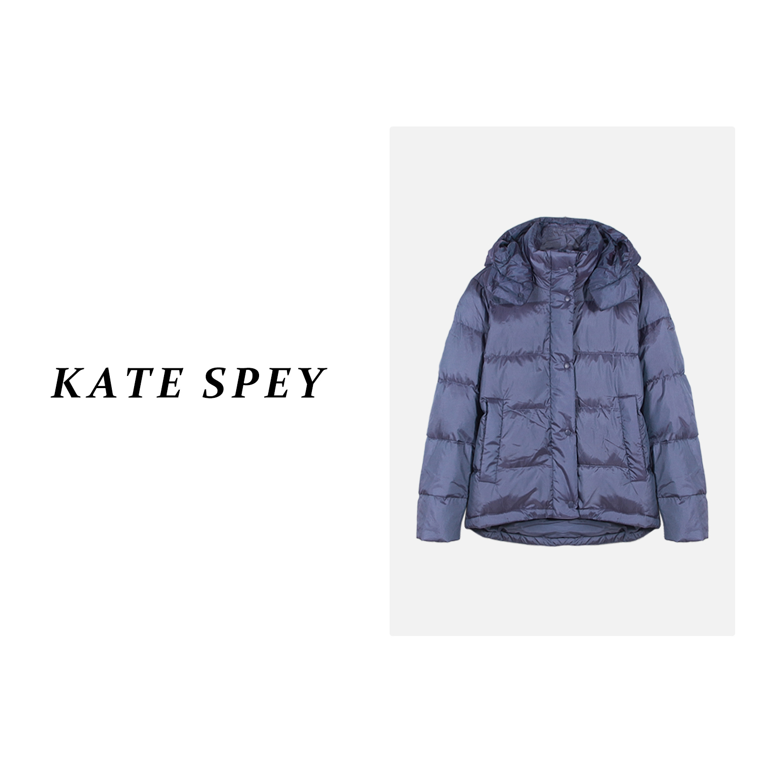 凯特丝蓓356#秋冬瑜伽泡芙五格保暖羽绒服女1-593