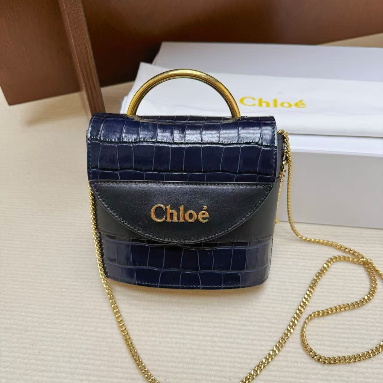 99新 Chloe/蔻依 【闲置品】Chloe 鳄压22新款桶包