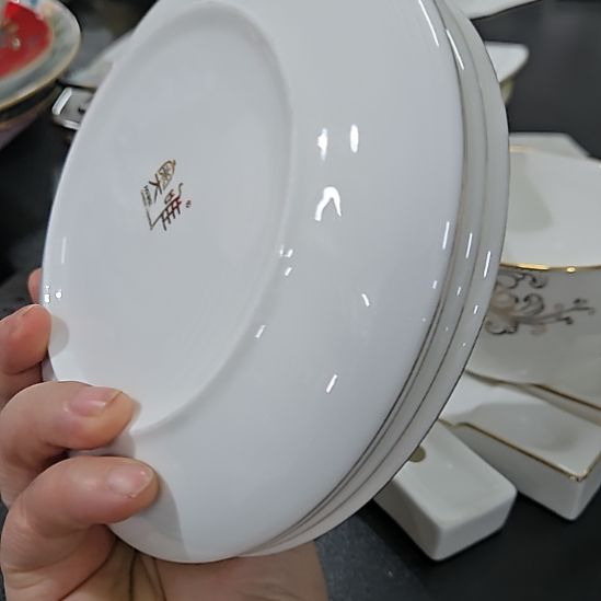 瓷片微瑕奥维6寸6个骨碟66666